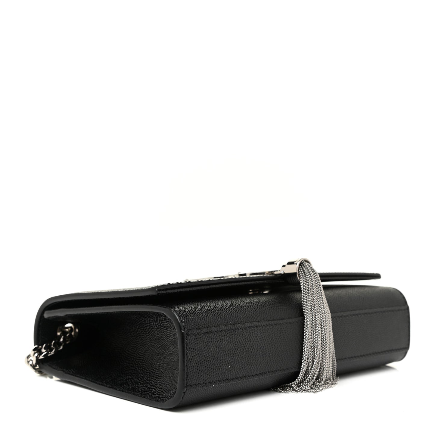 Grain De Poudre Small Classic Monogram Kate Tassel Satchel Black