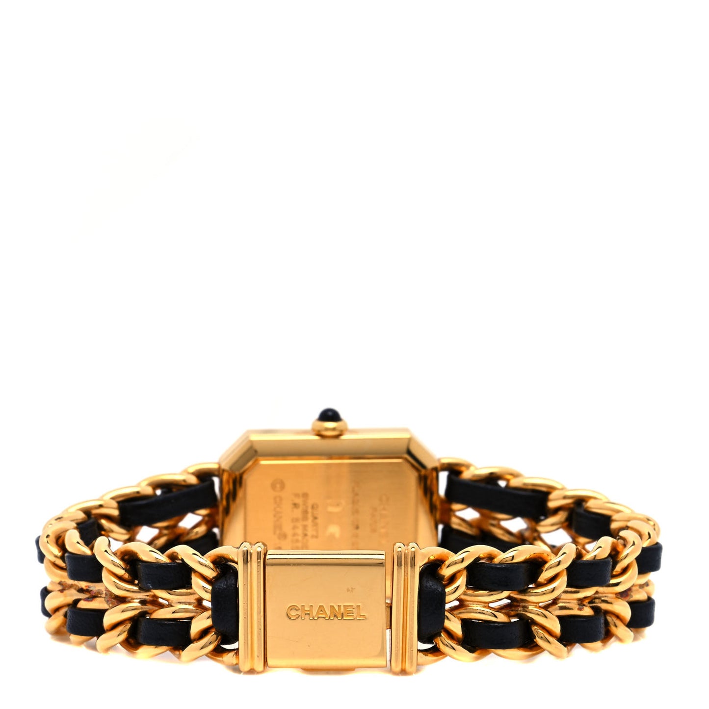 Stainless Steel Lambskin 20mm Chain Premiere Quartz Watch Gold L