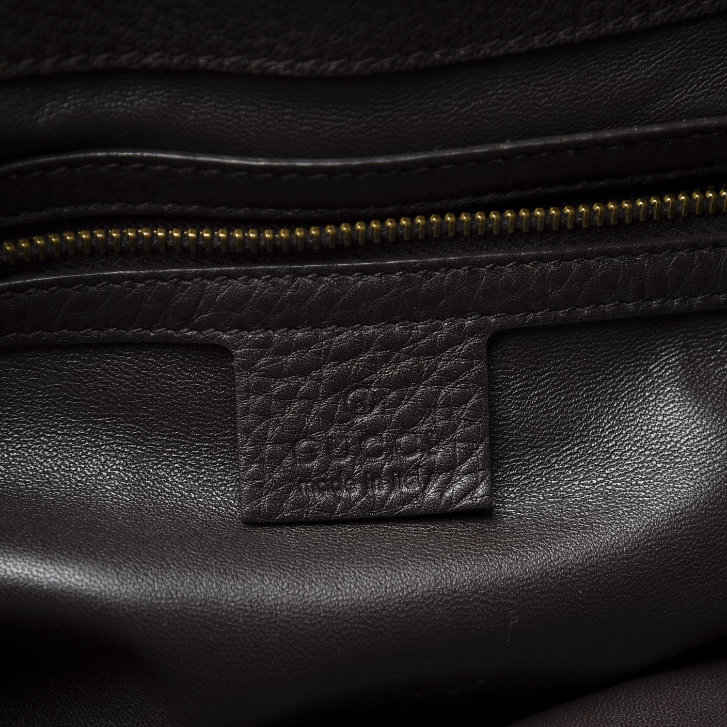 Gucci Deerskin Hip Bamboo Messenger Bag Dark Cocoa 5 of 12