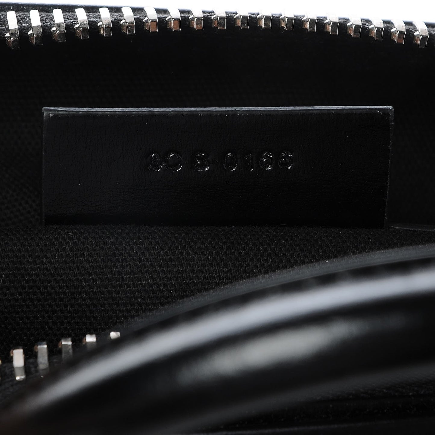 Shiny Lord Calfskin Small Antigona Black