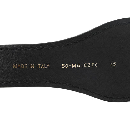 Christian Dior Canvas Embroidered Large Book Belt 75 30 Pink White 4 of 4