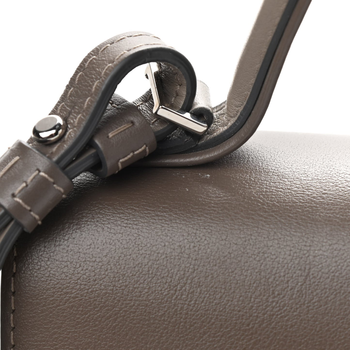 Smooth Calfskin Mini Tempete Satchel Camaieux Tourterelle