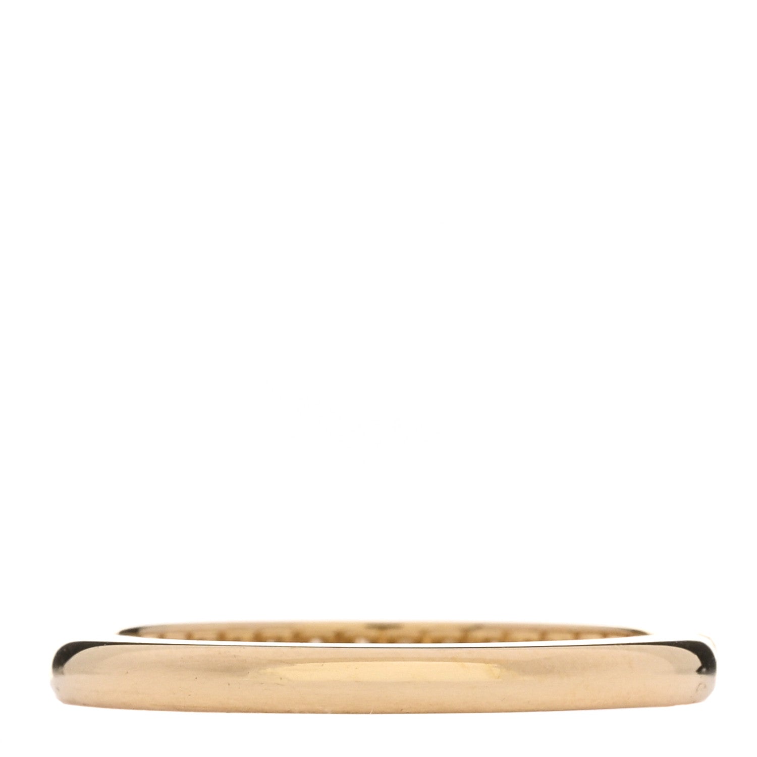 Tiffany 18K Yellow Gold Diamond Soleste Half Eternity Band Ring 49 5 3 of 4