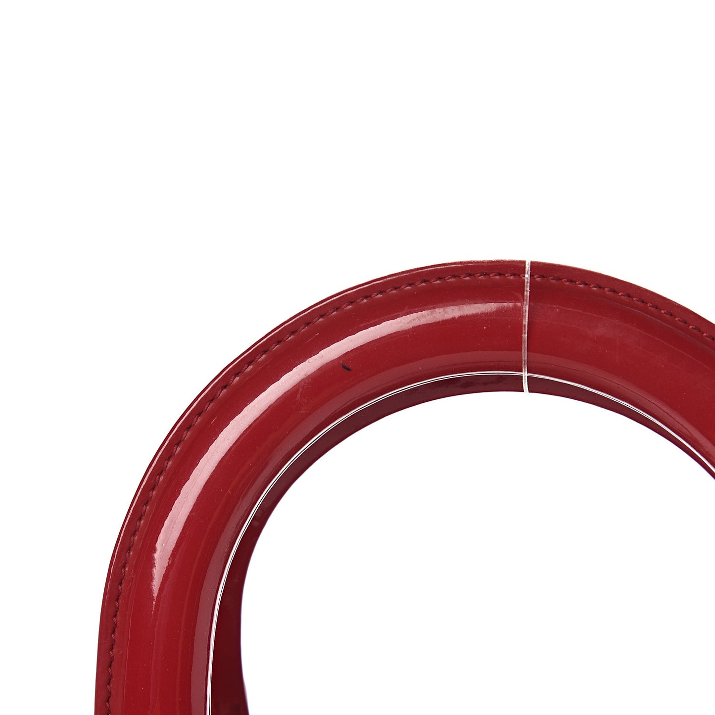 Patent Cannage Medium Lady Dior Red