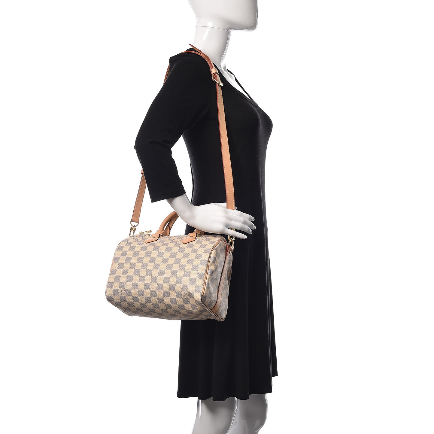 Damier Azur Speedy Bandouliere 25