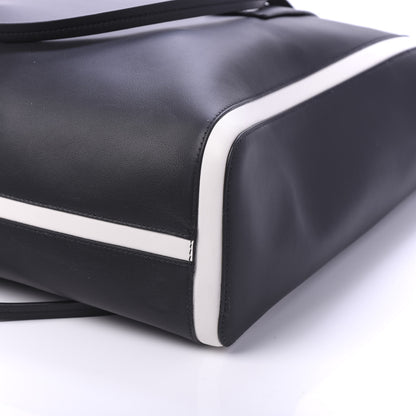 Prada Grace Lux Light Large Ouverture Shoulder Bag Black White 7 of 9