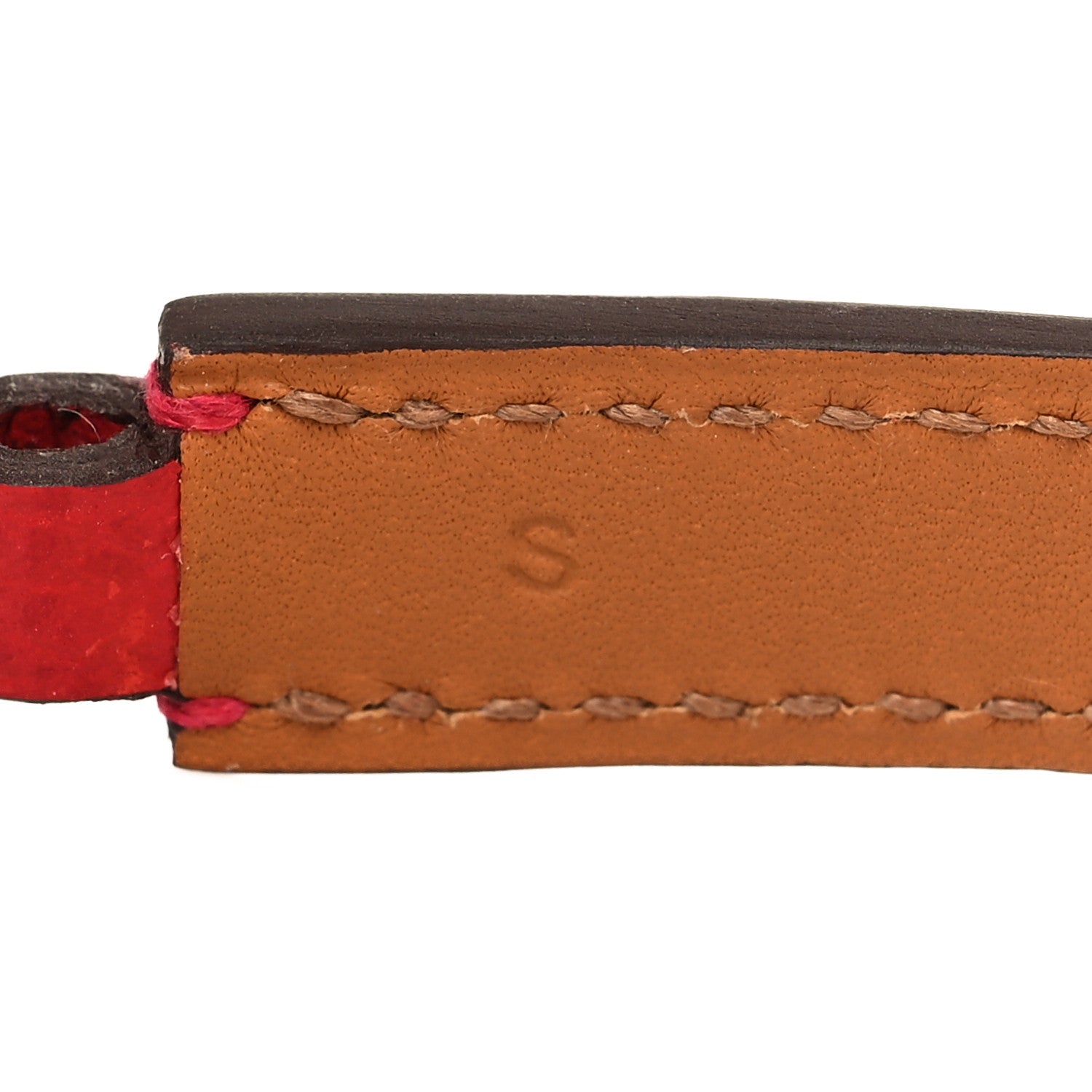 Hermes Epsom Rivale Double Tour Bracelet S Rouge Casaque 6 of 6