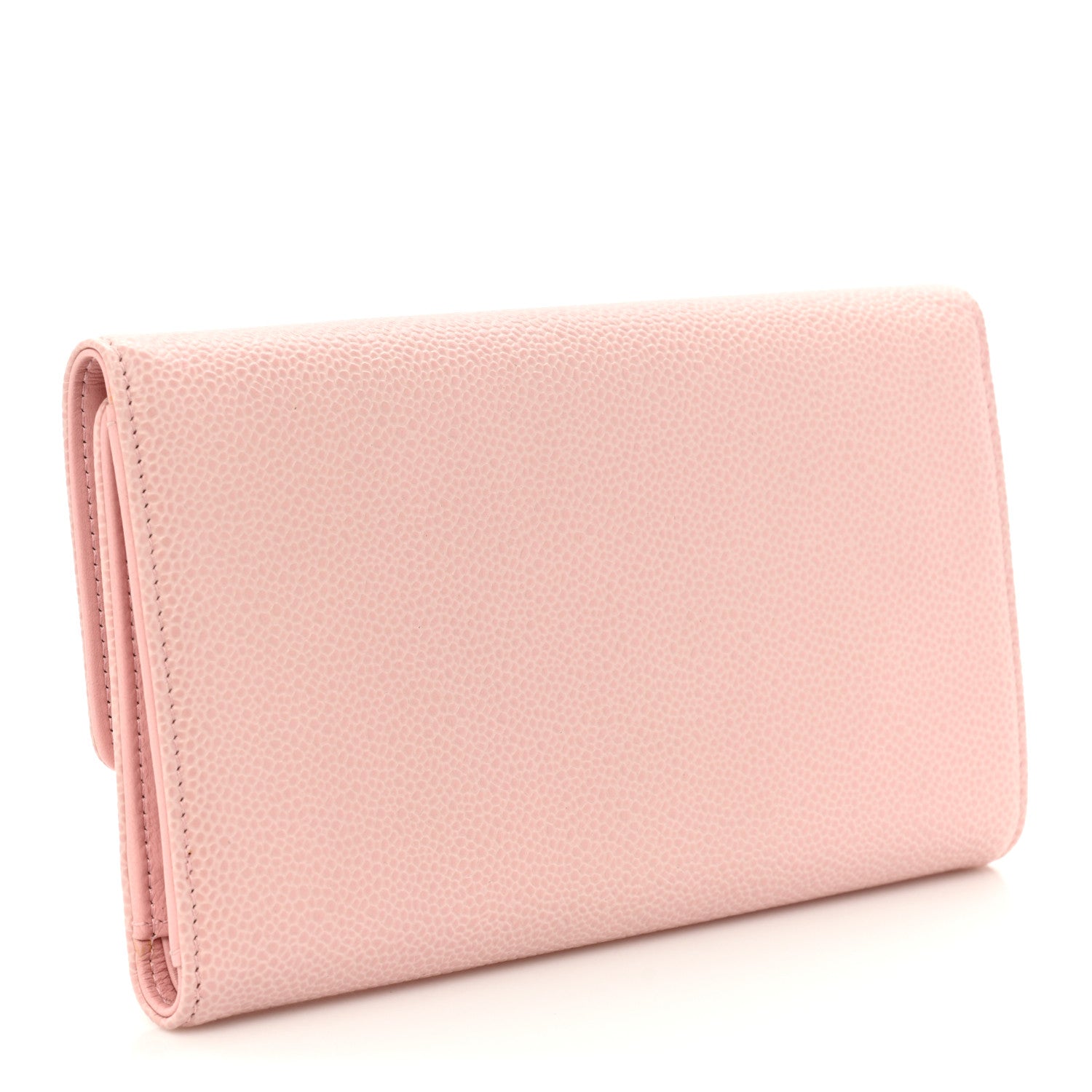 Chanel Caviar Timeless CC Large Gusset Flap Wallet Rose Pale 3 of 15