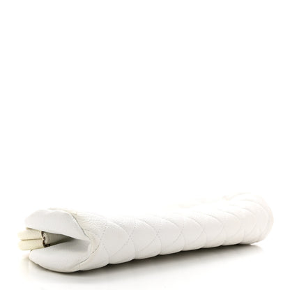 Chanel Caviar Quilted Timeless Clutch White 4 of 12