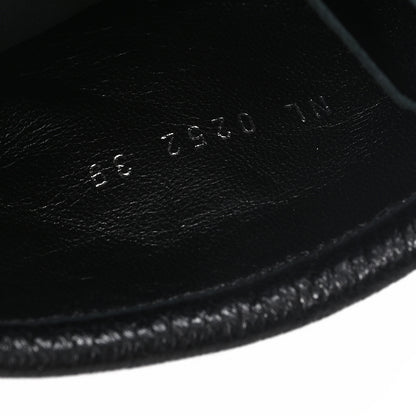 Louis Vuitton Calfskin Monogram Patti Wedge Half Boots 39 Black 8 of 10