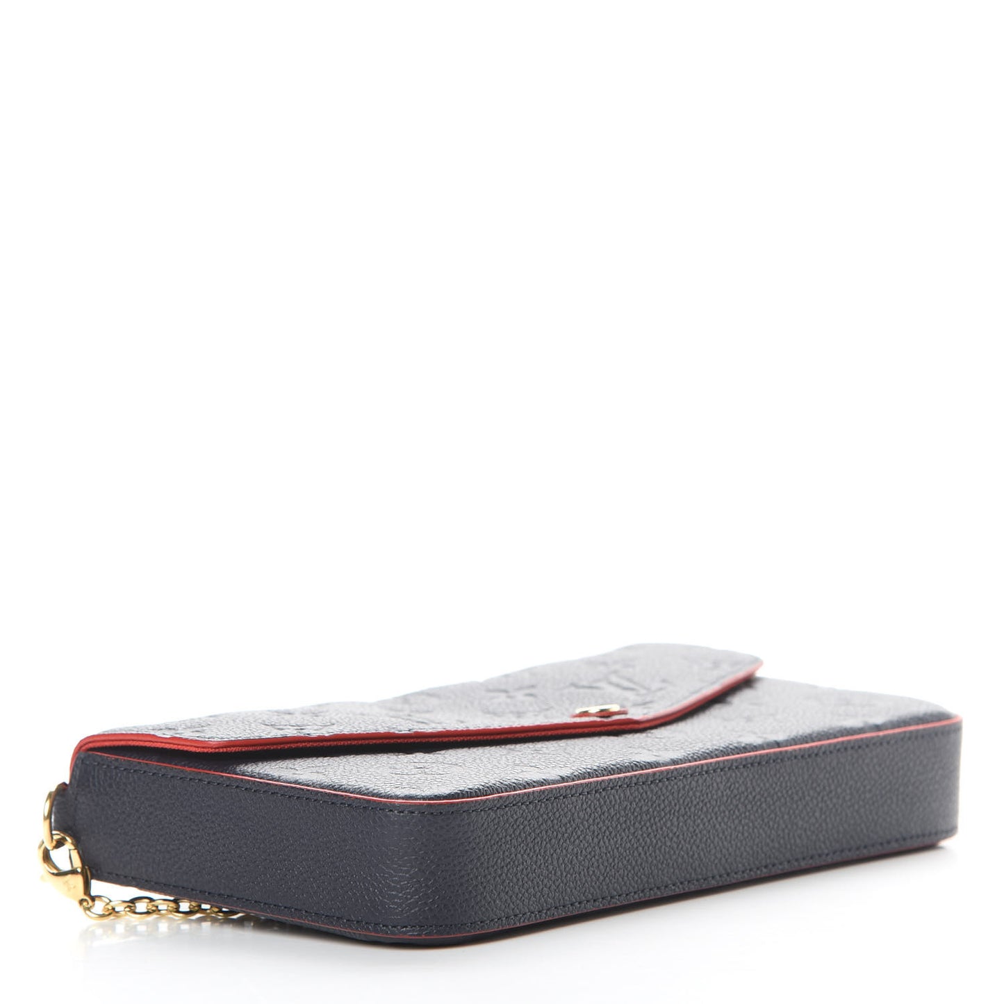 Empreinte Pochette Felicie Chain Wallet Marine Rouge
