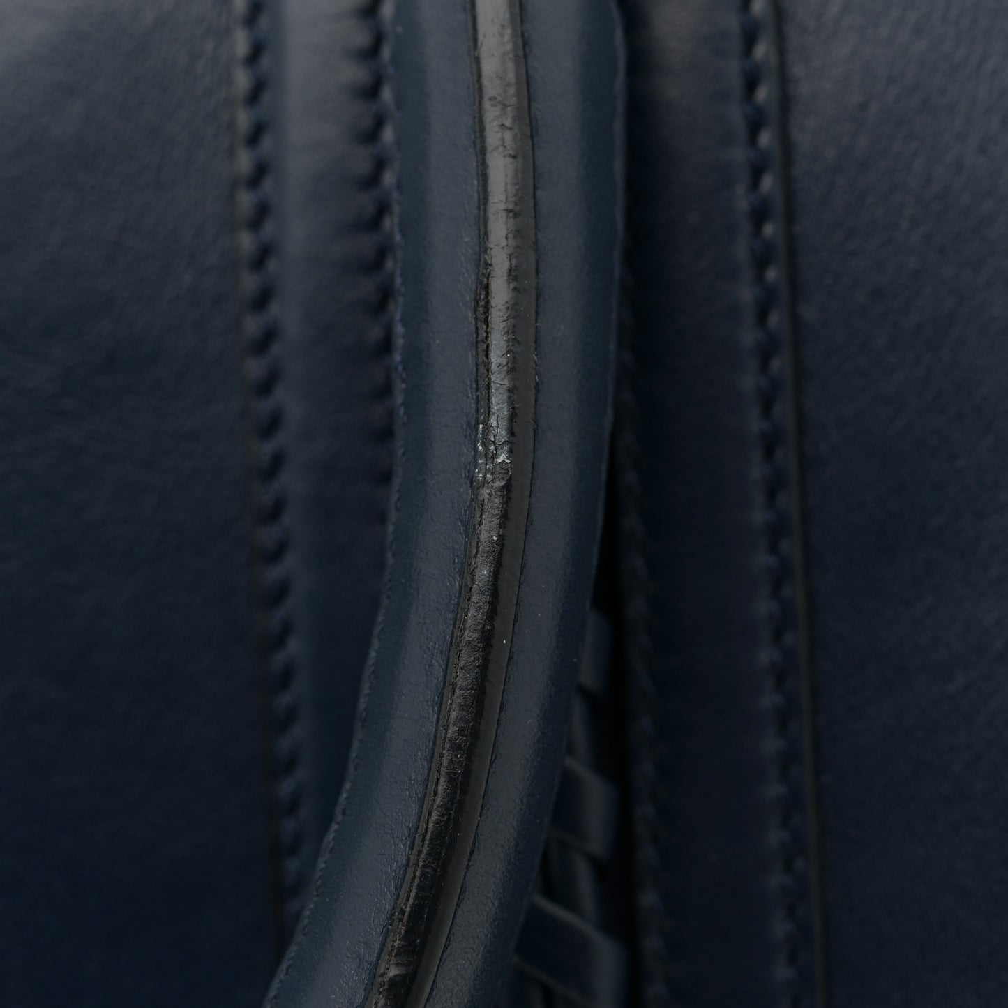 Calfskin Braided Medium Lucrezia Blue