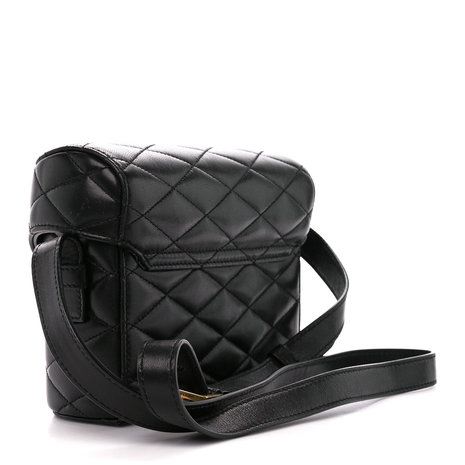 Saint Laurent Lambskin Matelasse Monogram June Box Bag Black 3 of 10