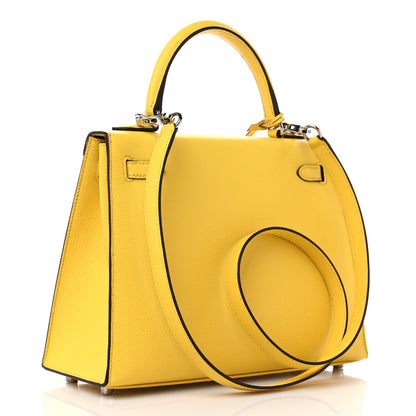 Hermes Epsom Kelly Sellier 25 Jaune De Naples 3 of 9