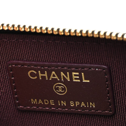 Chanel Caviar Quilted Zip Coin Purse Black 6 of 8
