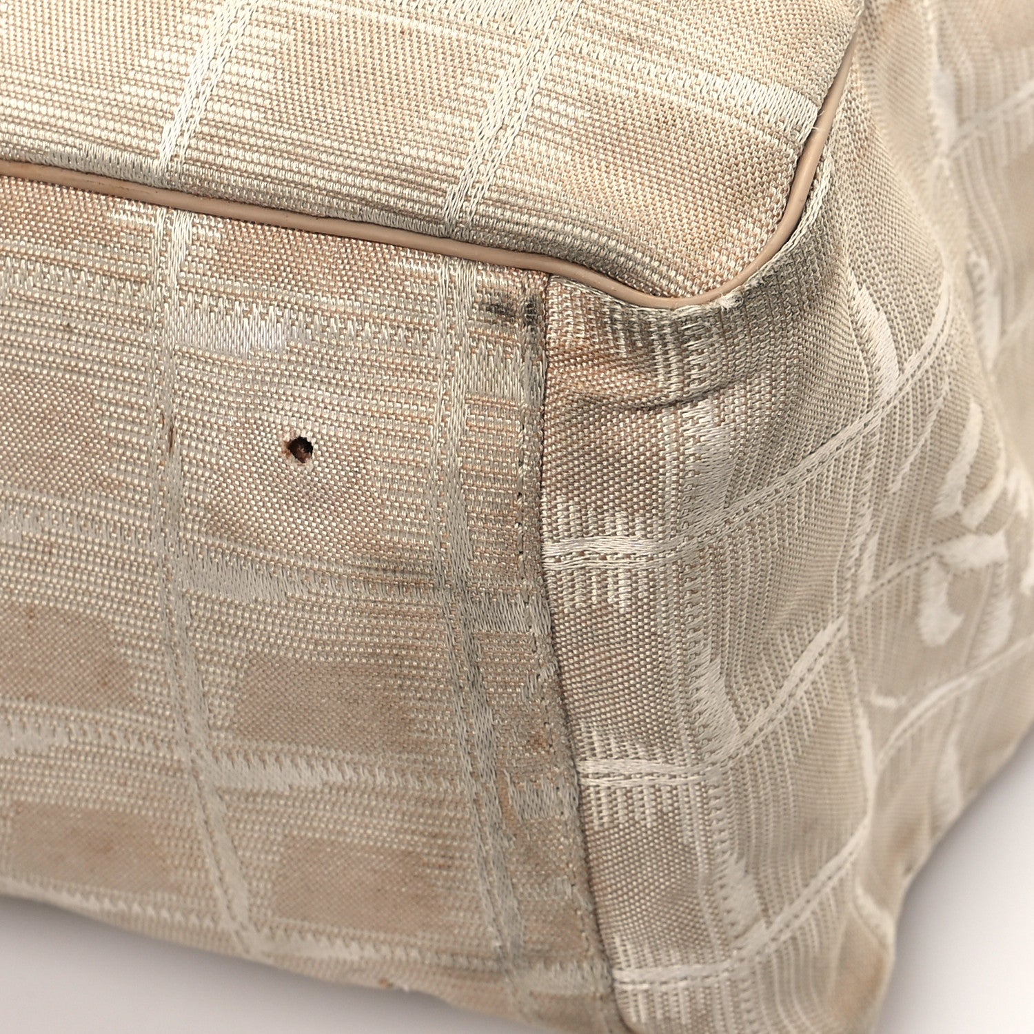 Chanel Nylon Travel Large Tote Beige 12 of 12
