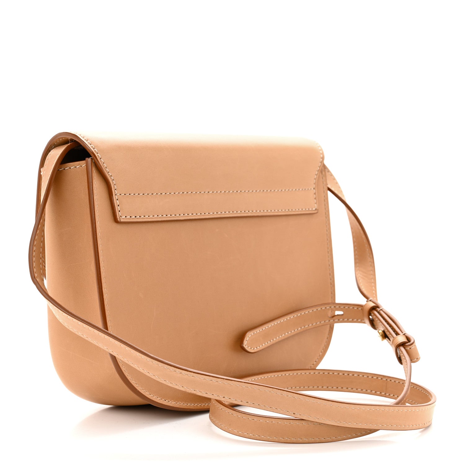 Saint Laurent Smooth Vintage Calfskin Monogram Medium Kaia Satchel Gold 3 of 13