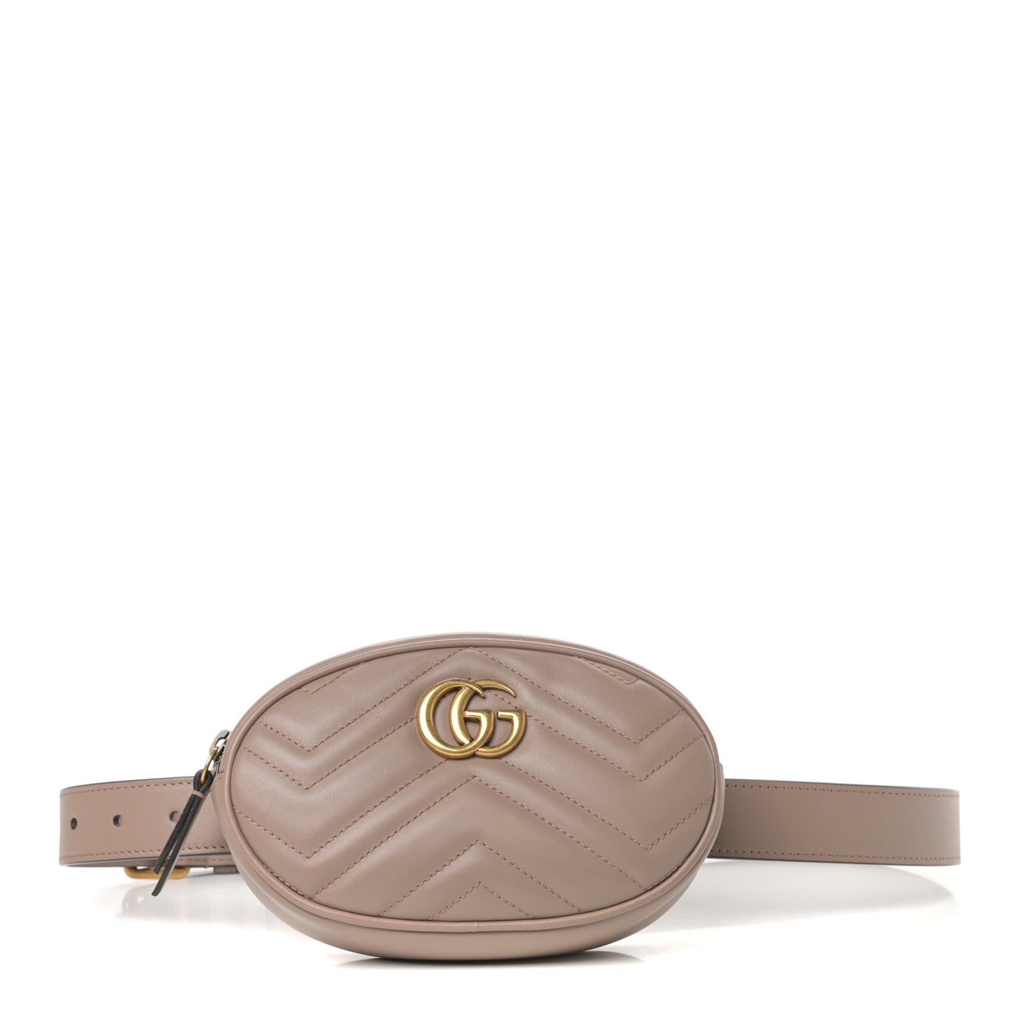 Calfskin Matelasse GG Marmont Belt Bag 85 34 Porcelain Rose