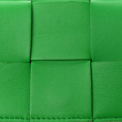 Bottega Veneta Lambskin Maxi Intrecciato Extra Mini Cassette Crossbody Bag Parakeet 7 of 10