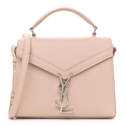 Saint Laurent Grain de Poudre Mini Classic Monogram Cassandra Top Handle Marble Pink 1 of 9