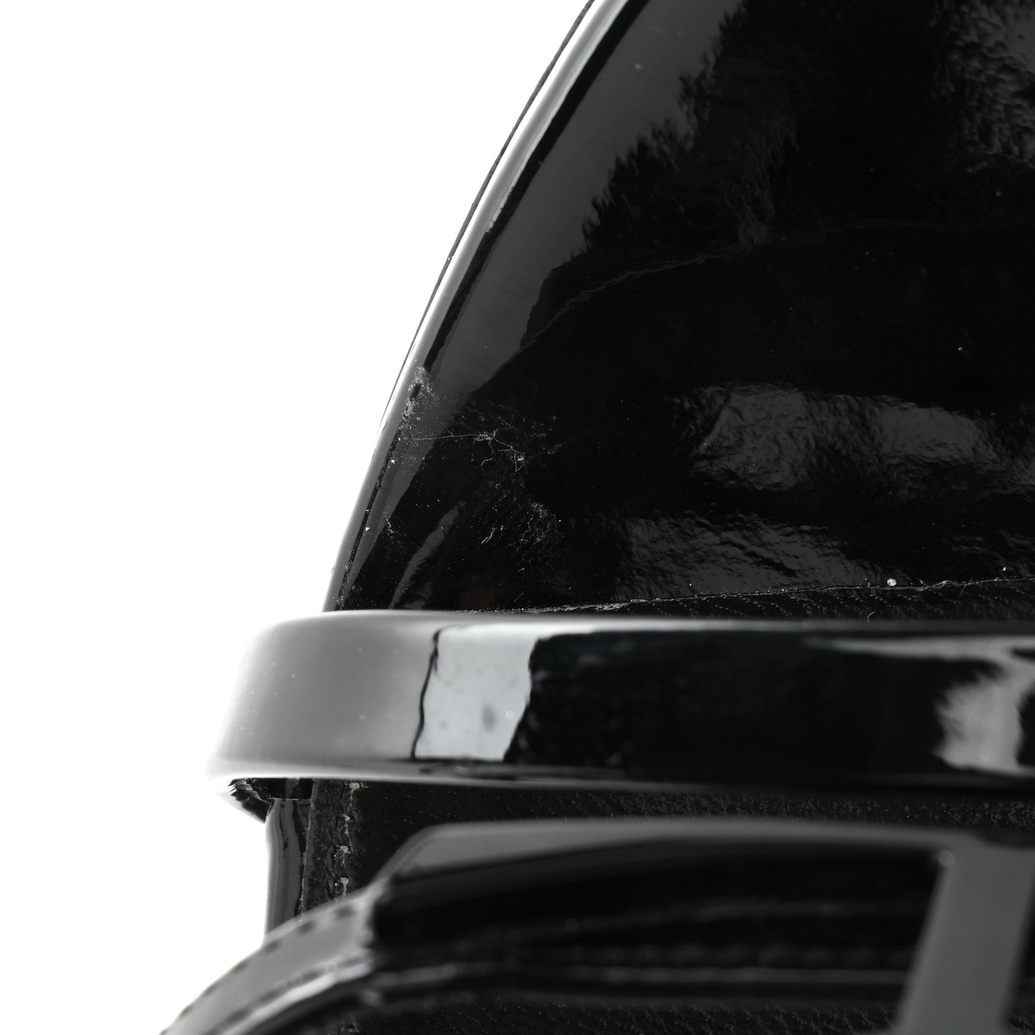 Saint Laurent Calfskin Cassandra 100 Ankle Strap Sandals 38.5 Black 10 of 13