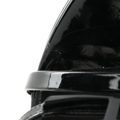 Saint Laurent Calfskin Cassandra 100 Ankle Strap Sandals 38.5 Black 10 of 13