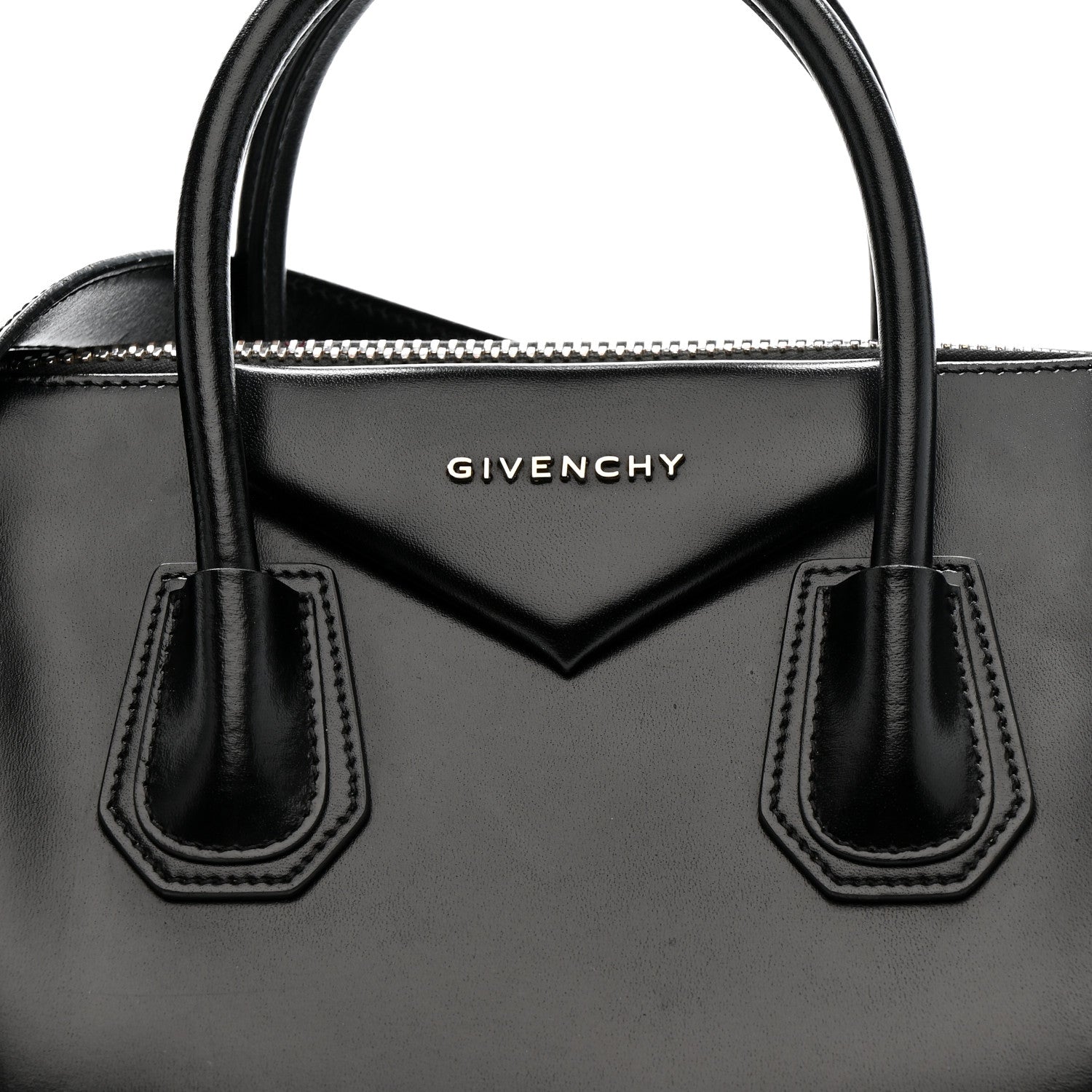 Givenchy Shiny Lord Calfskin Medium Antigona Black 8 of 13