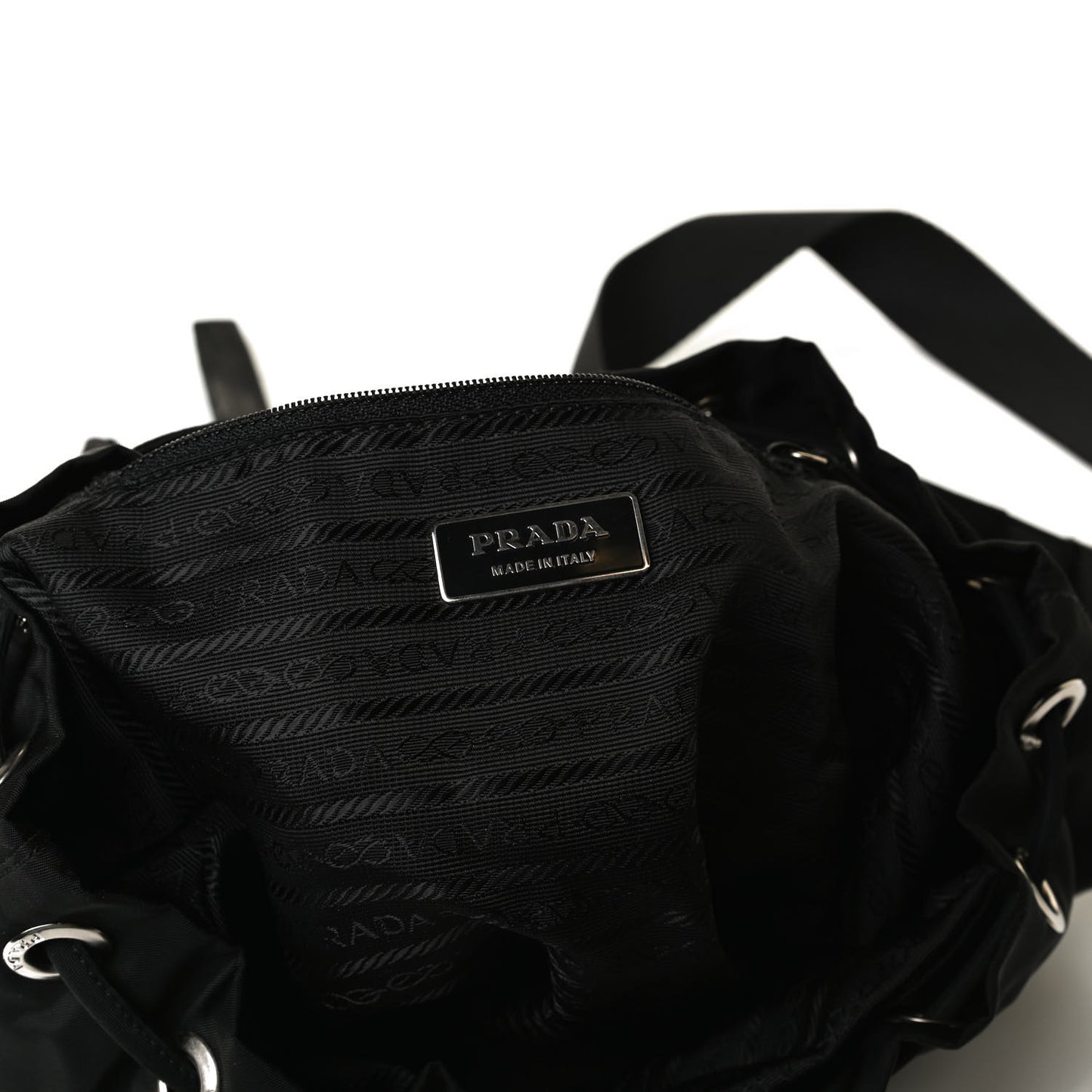 Tessuto Nylon Small Backpack Black