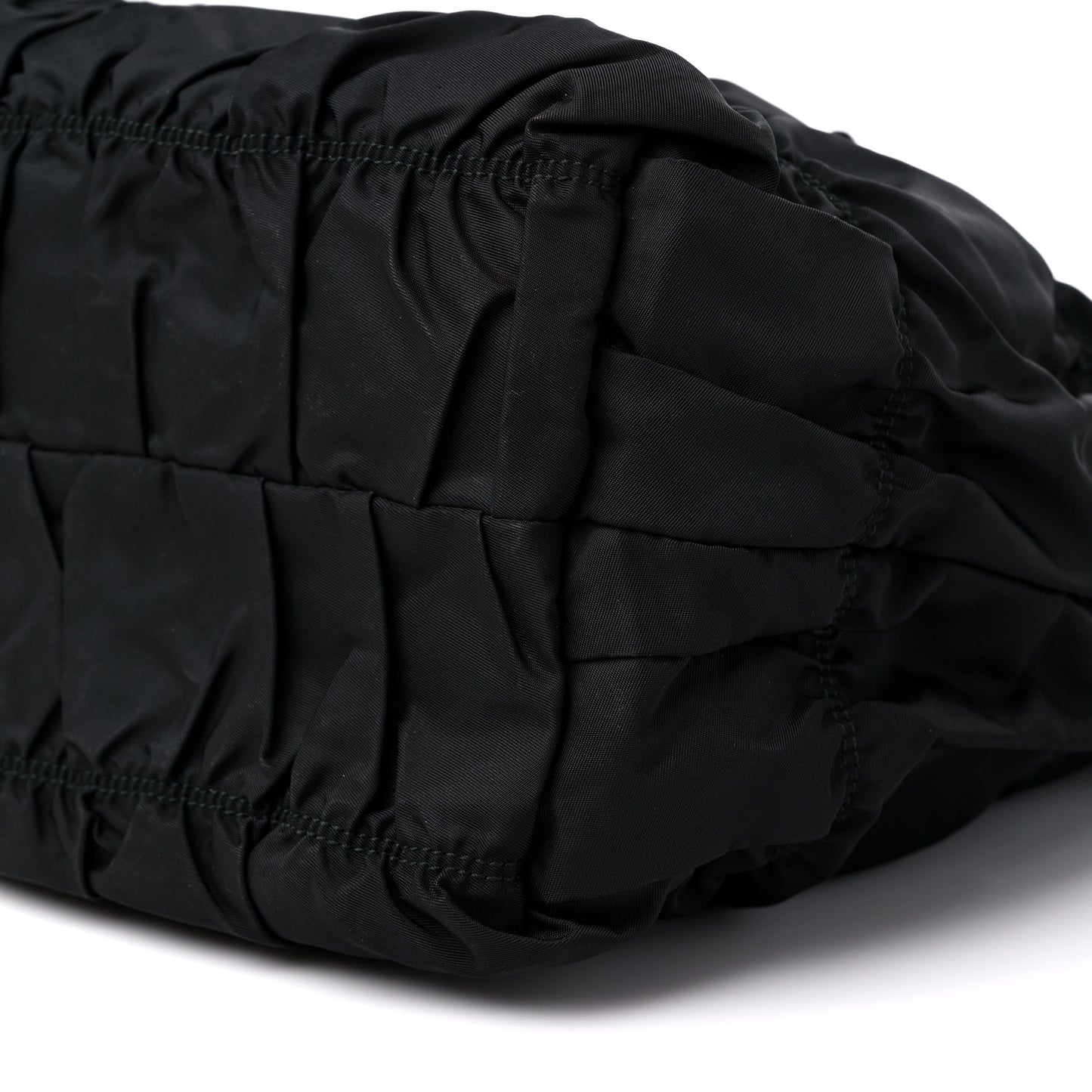 Tessuto Nylon Gaufre Tote Black