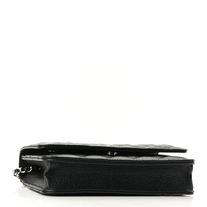 Chanel Caviar Quilted Wallet On Chain WOC Black 3 of 11