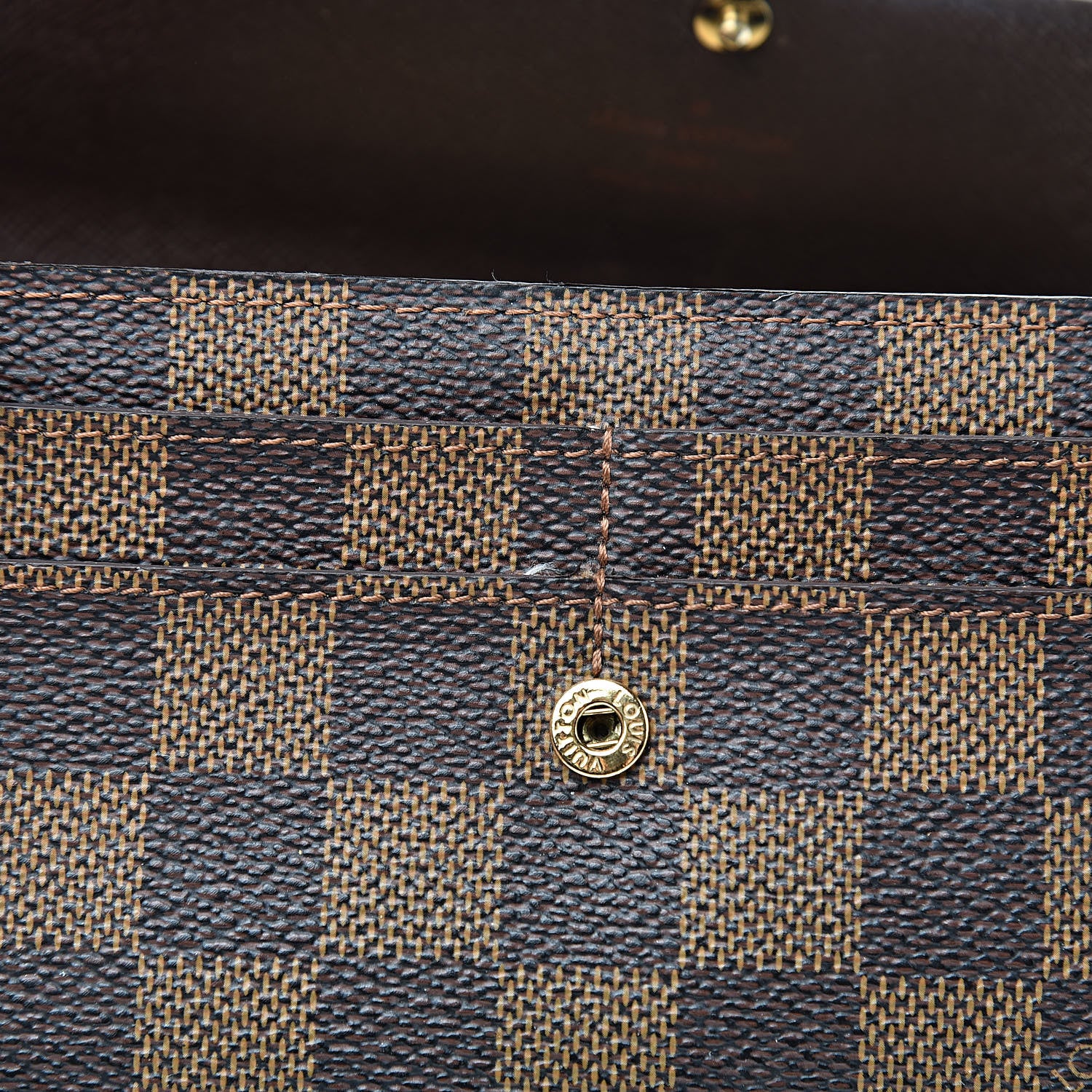 Louis Vuitton Damier Ebene Sarah Wallet 8 of 10