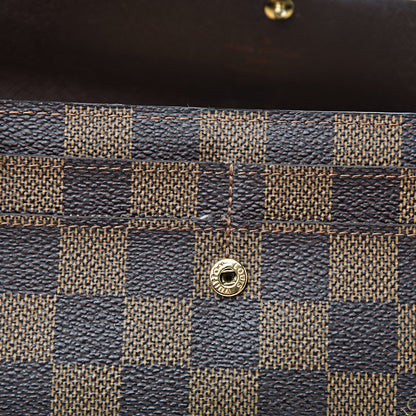 Louis Vuitton Damier Ebene Sarah Wallet 8 of 10