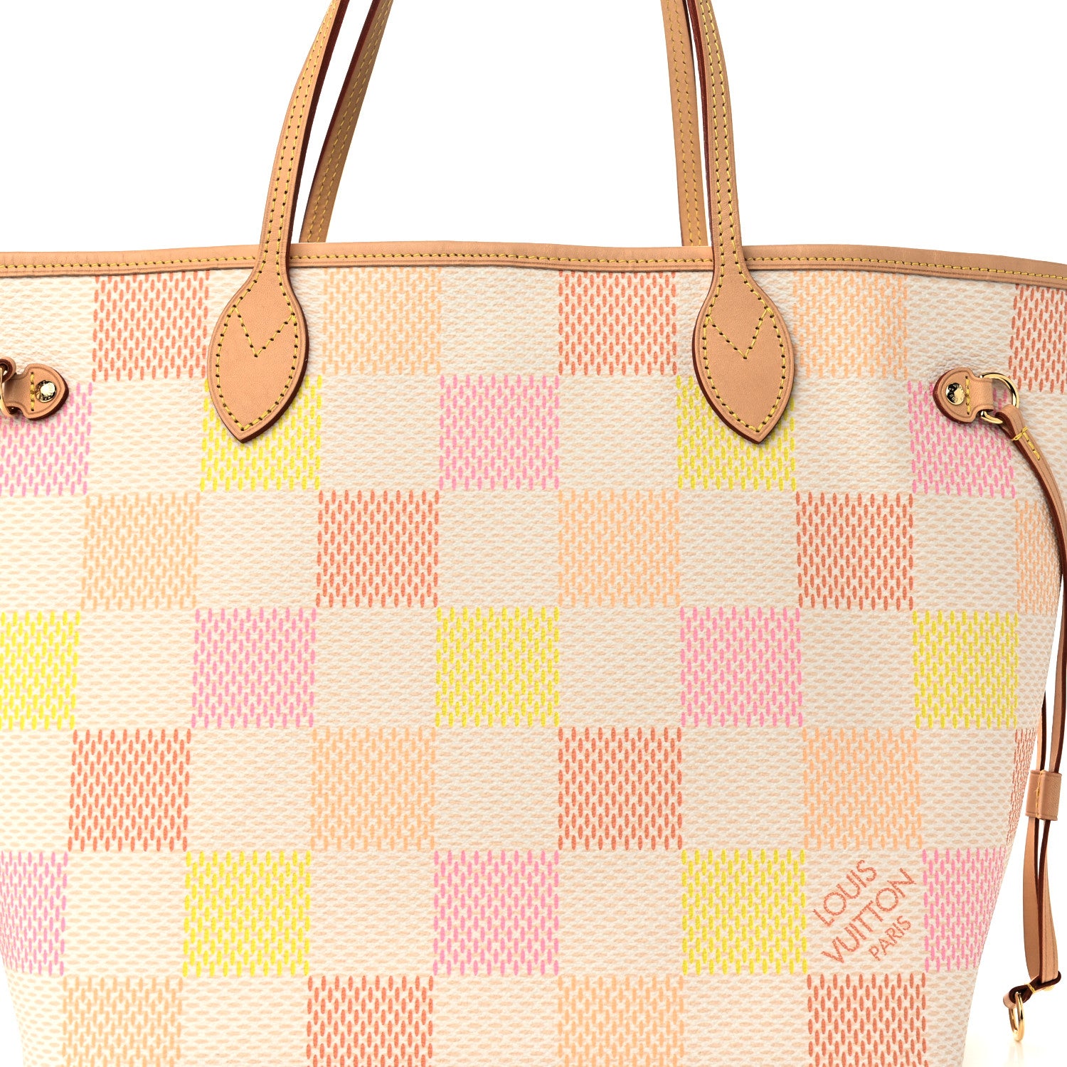 Louis Vuitton Damier Giant Neverfull MM Peach 8 of 11