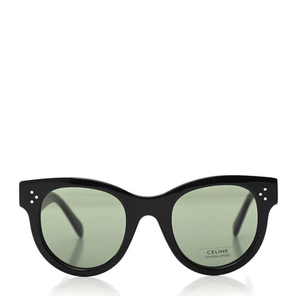 Celine Acetate Studded Mineral Round Sunglasses CL40031N Black 2 of 7