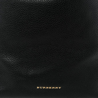 Burberry Grainy Calfskin Medium Cale Hobo Black 7 of 10