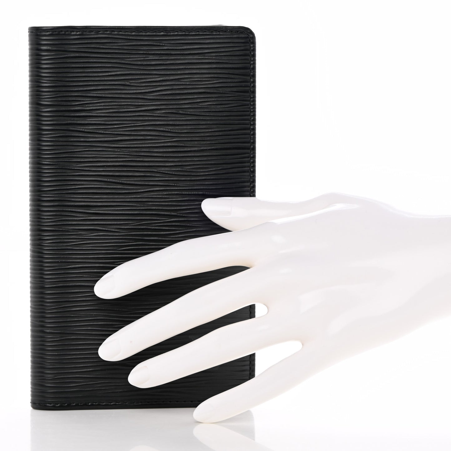 Epi Checkbook Organizer Wallet Black