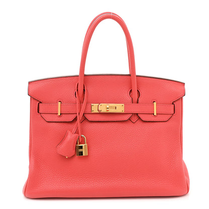Hermes Taurillon Clemence Birkin 30 Bougainvillea 1 of 14