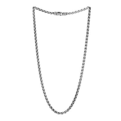 David Yurman Sterling Silver 4mm Wheat Chain Necklace 3 of 4