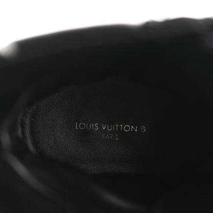 Louis Vuitton Calfskin Monogram Denim Laureate Platform Desert Boots 37 Grey 6 of 10