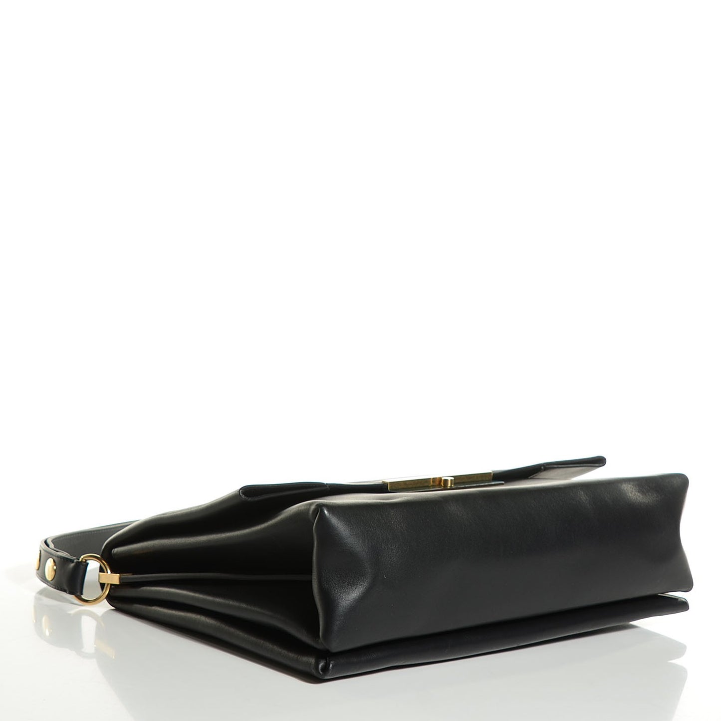 Calfskin Blade Flap Black