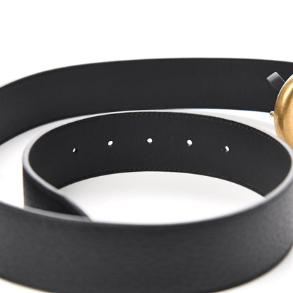 Gucci Textured Calfskin Double G 40mm Belt 85 34 Black 5 of 5