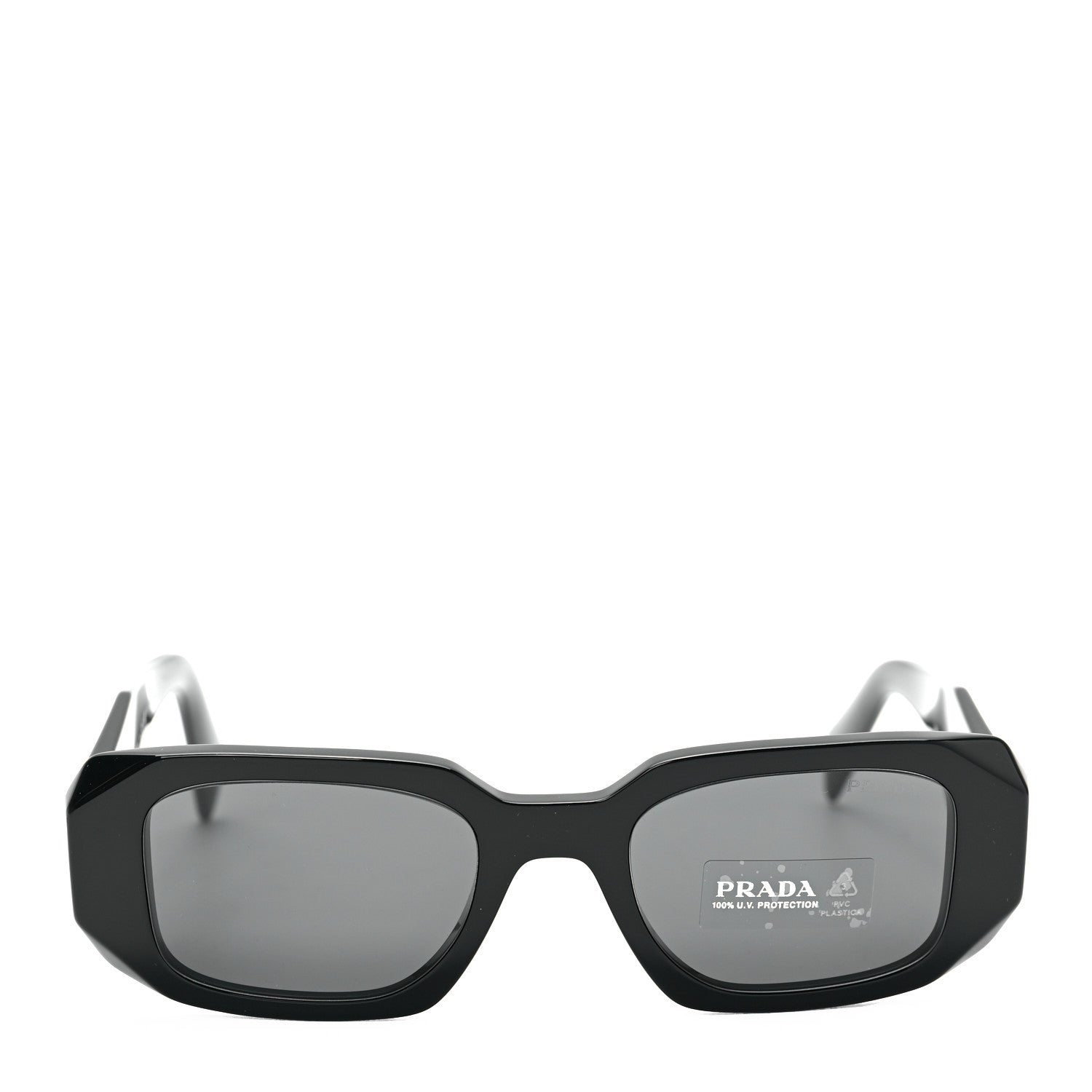 Prada Acetate Symbole Sunglasses SPR 17W Black 2 of 6