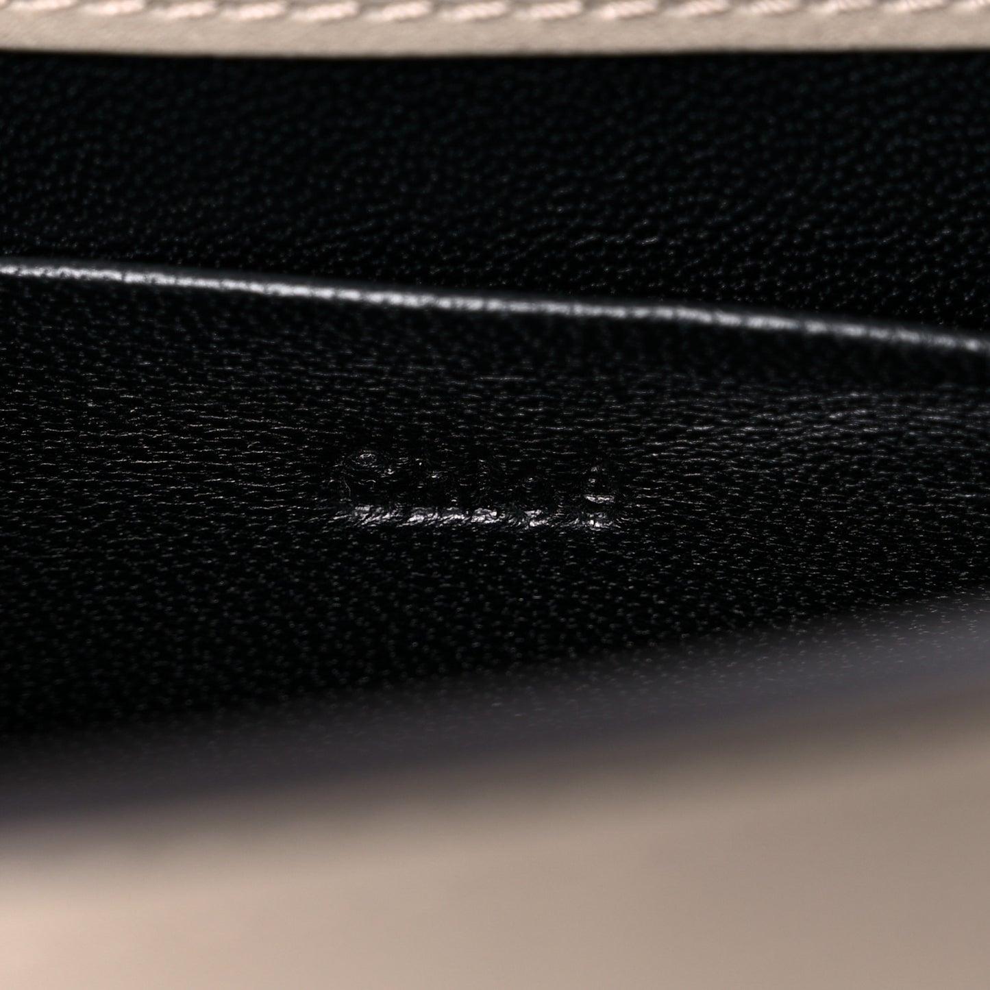 Calfskin Small Nile Bracelet Minaudiere Bag Motty Grey