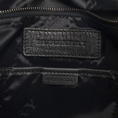 Burberry Heritage Grain Check Embossed Business Bag Black 6 of 7