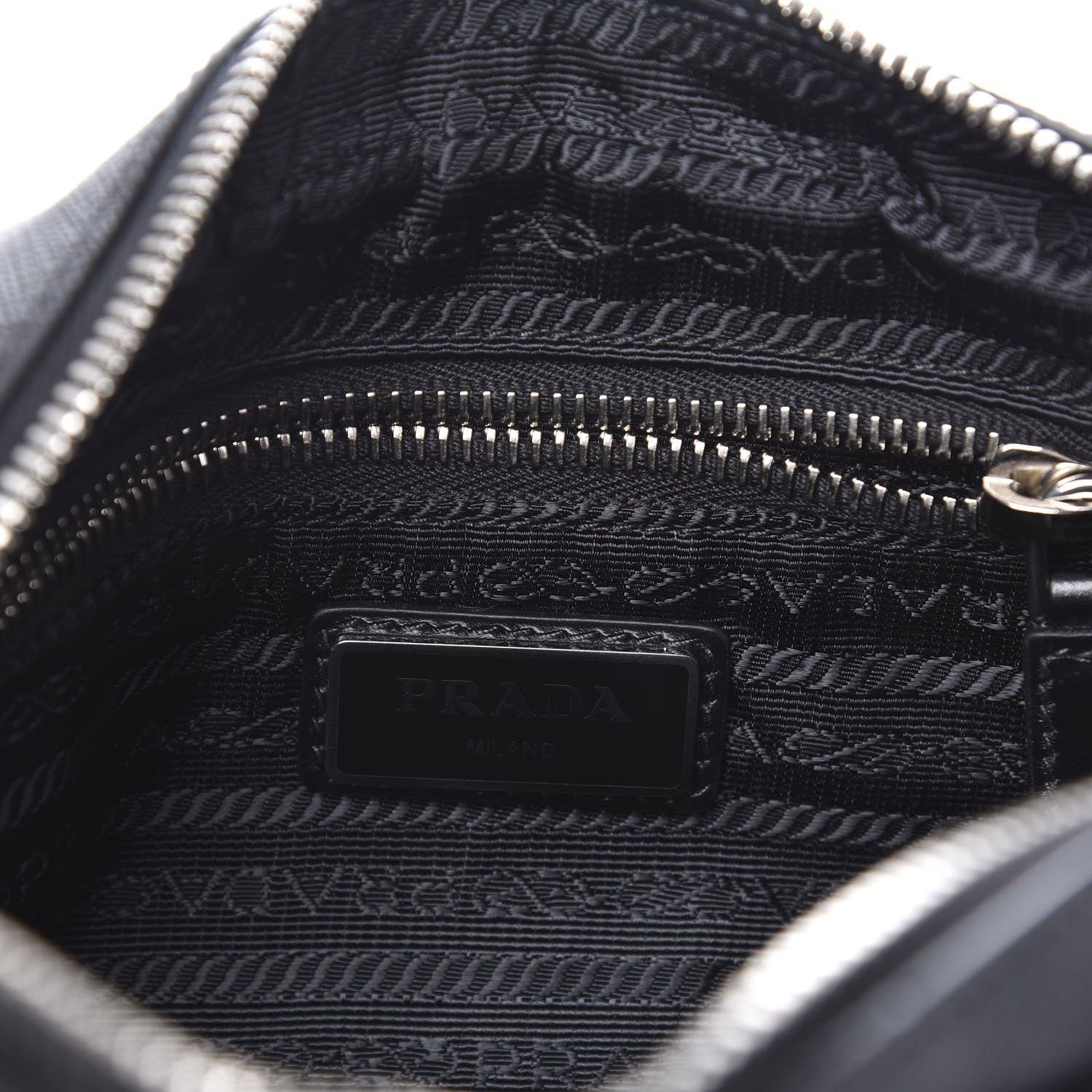 Prada Saffiano Belt Bag Black 5 of 8