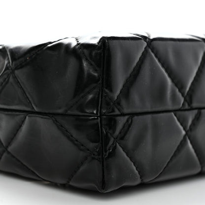 Chanel Vinyl Quilted In the Business Flap Bag Black 9 of 10
