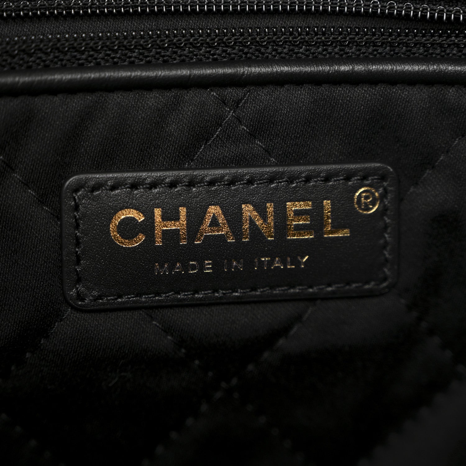 Chanel Shiny Calfskin Quilted Chanel 22 Black 1803709 – FASHIONPHILE
