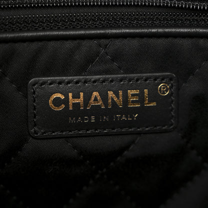 Chanel Shiny Calfskin Quilted Chanel 22 Black 7 of 12