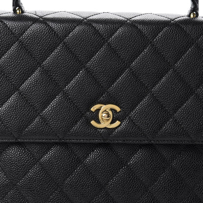 Chanel Caviar Quilted Jumbo Kelly Flap Black 11 of 11