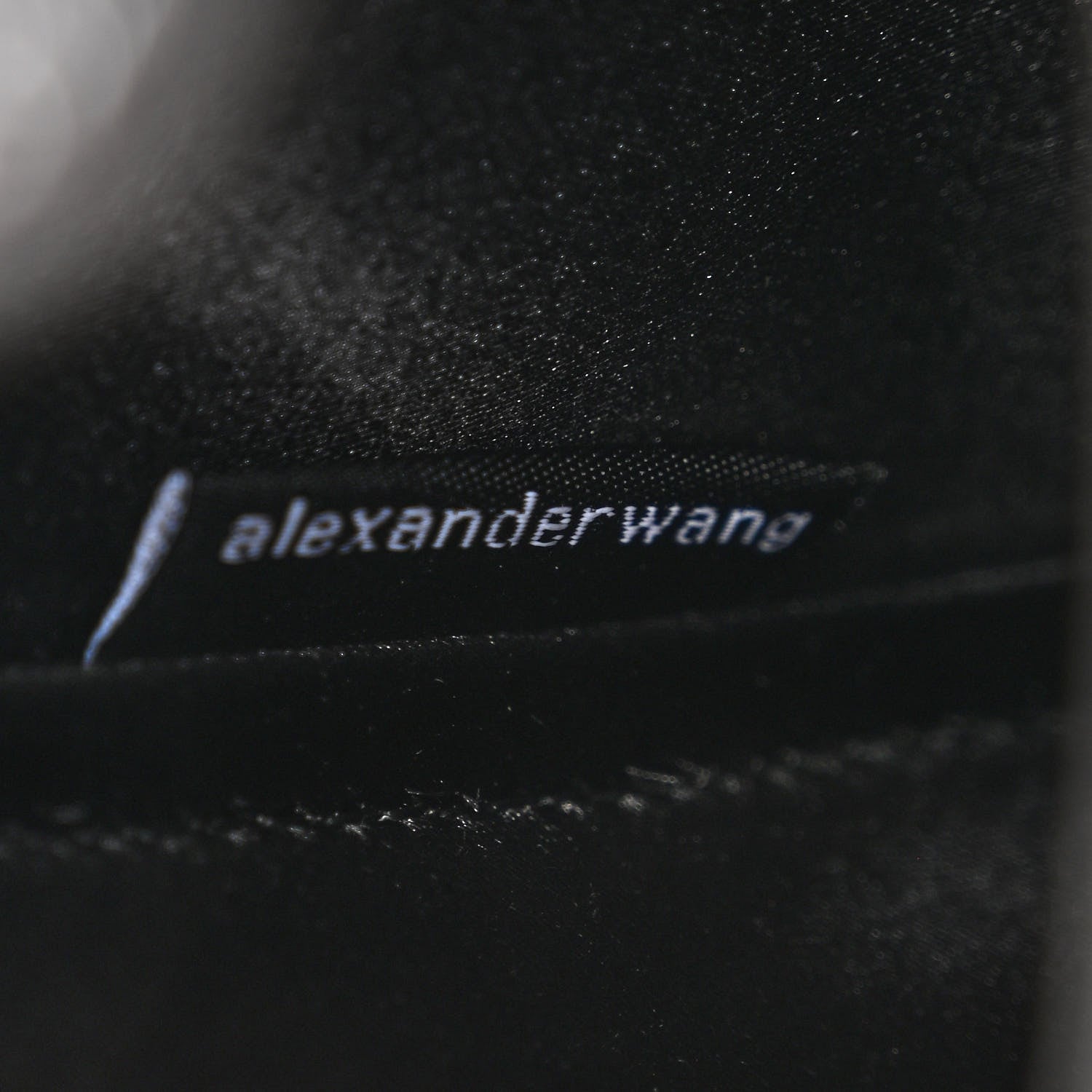 Alexander Wang Calfskin Satin Crystal Embellished Small Legacy Glitter Hobo Black 6 of 15